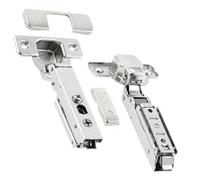 Full Overlay Door Hinge Cupboard Kitchen Door 105 Degree 35mm Furniture Silent Close Hinges 3D Adjustable Clip-On, Modern Slim Design, Easy Installation, Front Mount, Durable Hardware (2)