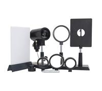 Full Physical Optics Experiment Set, Multi-Focal Convex Concave Lens Kit, Light Reflection Refraction Pinhole Imaging Physics Teaching Instrument