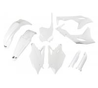 Full Plastic Fairing Kit Kawasaki KXF 250 2017 Ufo Plast White