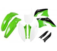 Full Plastic Fairing Kit Kawasaki KXF 450 2009 - 2011 Ufo Plast Replica
