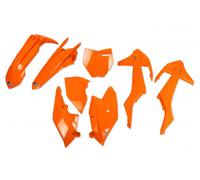 Full Plastic Fairing Kit Ktm SX Sxf 125 150 350 450 2016 - 2018 Orange Fluo