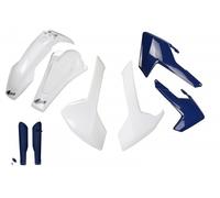 Ufo Husqvarna Te 150 17-19 Hukit618f@999 Plastics Kit White,Blue