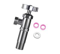 Full Port Stainless Steel Angled Valves for Water Heaters High Flows Designs Cold Hot Water Compatible Construction Leakproof Control Angle Valves