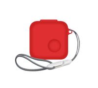 Full Protection Silicone Box For Nothing Ear 3 Soft Durable Protective Dust-proof Anti-scratch Shockproof and Drop-resistant Cover Case Accessories with Lanyard (Red)