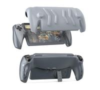 Full Protective Case Cover Compatible with PlayStation Portal Remote Player,PS5 Portal Case with Detachable Front Shell,Frosted Anti-Slip Handheld Design-Gray