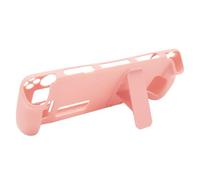 Full Protective Case for Steam Deck, Kickstand Case Shockproof Ergonomic Impact Resistant Grip Case with Built-In Kickstand (Rose)