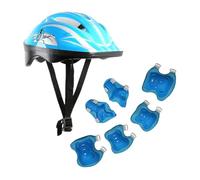 Full Protective Gear Set, Kids Helmet Protective Gear Set,Kids Helmet and Pads, Knee Pads Elbow Pads Wrist Guards and Adjustable Skateboard Helmets for Scooter Cycling Roller Skating Boys Girls