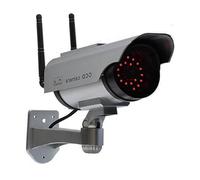 Full Red LED Lights Dummy Cameras Solar Panel Scary CCTV Dog Deters Intruder Away Home Garden Warehouse Monitor Imitation Security Bullying Purpose