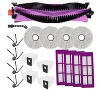 Full Replacement Set For EUREKA J15 Max Ultra Robot Vacuum Cleaner Including Main Brush, Side Brushes, Filters, Dust Bags, And Mop Cloth To Keep Vacuum Working Efficiently