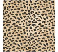 Full Roll - Fur Natural Animal Print Wallpaper - Kids Room Bedroom Living Room - Feature Statement Wall Washable Peelable - 10.05m x 53cm Roll - Contemporary Versatile Leopard Print
