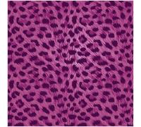 Full Roll - Fur Pink Animal Print Wallpaper - Kids Room Bedroom Living Room - Feature Statement Wall Washable Peelable - 10.05m x 53cm Roll - Contemporary Versatile Leopard Print