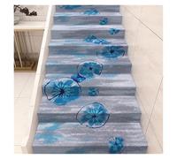 Full Roll Of Stair Carpet, Self-Adhesive Stair Treads Carpet, 5MM Thick Step Floor Mat, Elder Pet Safety Anti-Collision Rug(1.1x7m)