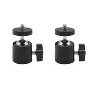 Full Rotating Rotating Metal Adapter 1/4 Inch Threaded Base Suitable for Professional Photography Video Tools Streaming Metal Tripod Mount Adapter