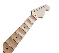 Full Scalloped Guitar Neck 22 Fret 25.5 Inch Maple Fingerboard Gloss