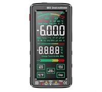 Full Screen VA Display Multimeter 0-1000V DC Voltage(Red)