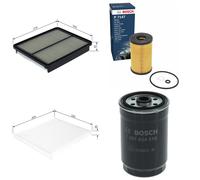 Full Service Kit with Air, Oil, Fuel & Cabin Filters Fits Kia Optima 12-15 Bosch