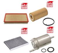 Full Service Kit with Air, Oil, Fuel & Cabin Filters Fits VW New Beetle 2.5 Febi