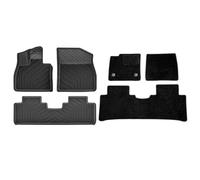 Full Set Car Foot Pads Full Car Floor Mats For BYD For Seal U For Sealion 6 For Song Plus 2021-2025 2024 All Weather Carpet Cargo Liner Backrest Pad Waterproof Interior Liner(Black 5)