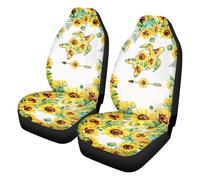 Full Set Car Seat Covers 2Pcs Car Accessories Tribal Sea Turtle Polynesian Hawaiian Style Universal Fit Car Seat Covers 2 Pcs Set Front Covers