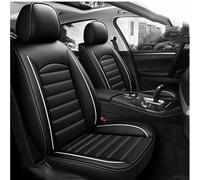 Full Set Car Seat Covers for Opel Mokka/Mokka X 2012-2024, PU Leather Front Rear Car Seat Protector Accessories,Black White