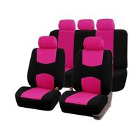 Full Set Car Seats Protectors Covers Univesally For Almost All Cars Easy To Clean And Install Beautiful Interiors Car seats covers(Red A)