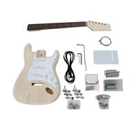Full Set Diy For ST TL Electric Guitar Kit Basswood Body Unfinished Neck All Hardware (Color : 02)