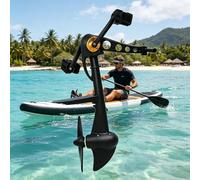 Full Set Kayak Pedal Drive Kit, High Efficiency Foot Propeller Drive, Waterproof & Rustproof Accessory for Fishing and Leisure Kayaks
