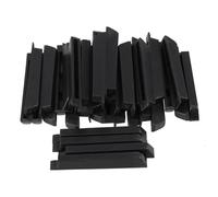 Full set of 52 white keytops/ 36 Black Sharp Piano Key Tops,replacement piano keytops(Schwarz)
