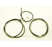 FULL SET OF BRAKE CABLES FOR RALEIGH CHOPPER MK 3 MARK 111 FRONT AND REAR NEW READY TO FIT