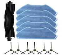 Full Set Of Main Brush Side Brushes And Mop Cloths Designed For Lefant M1 M2 Pro M2s M2s Pro M2 Plus U180 And For Okp K8 Robot Vacuums To For Ensure Thorough Cleaning