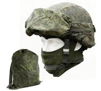 Full Set of Russian Gear, Fast Tactical Bump Helmets, Green Camouflage Cosplay Outdoor Field Airsoft Paintball Gear