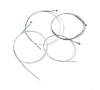 Full Set Violin Strings Steel Core for 3/4 4/4 Size - Economical Student Strings Warm Tone E-A-D-G