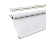 Full Shading Blackout Roller Blinds - Auto-Retract Spring Curtains (32-150cm x 150-200cm) No Drill Protection(32cm x 150cm(12.6in x 59in))