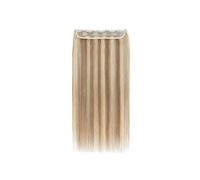 Full Shine Wire Hair Extensions Human Haires,One Piece Clip In Extension Real Remy Hairs with 5 Clips Quick to Wear(20 inch)