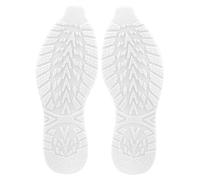 Full Shoe Sole Replacement for Sneakers, Anti-Slip Rubber Shoe Out Sole, Boot Front Heel Soles Repairing Replacement Tool Kit, Shoe Repair Pads, Cut Freely Simple Installation White S