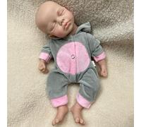 Full Silicone Baby - 12" Reborn Baby Dolls Twins Boy, Realistic Newborn Dolls That Look Like Real Life Babies for Children Gift(Boy)