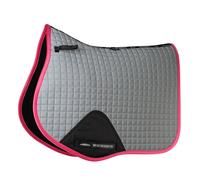 (Full, Silver/Pink) Weatherbeeta Prime Reflective Horse Saddlepad