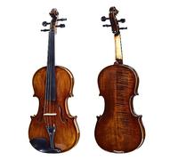 Full Single Violin Grade Examination Performance Spruce Solid Wood High-end 4/4 Violin With Square Box