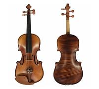 Full Size 4/4 3/4 1/2 1/4 1/8 Solid Wood Advanced Violin Kit Jujube Fittings Violin (Color : 1-2)