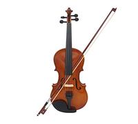 Full Size 4/4 Natural Acoustic Solid Wood Violin Fiddle For Beginner 4 String Instruments Violin