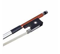 Full Size 4/4 Violin Fiddle Bow Well Balanced Round Brazil Wood Stick Horsehair