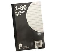Full Size A5 Duplicate Book Numbered Cash 1 - 80 Pages Pad Copy Write Record