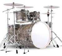 Full Size Adult Drum Set, Professional Percussion Instrument with Bold Alloy Bracket for Beginner Stage Performances