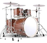 Full Size Adult Drum Set, Professional Percussion Instrument with Bold Alloy Bracket for Beginner Stage Performances