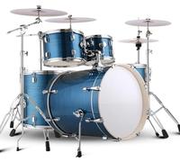 Full Size Adult Drum Set, Professional Percussion Instrument with Bold Alloy Bracket for Beginner Stage Performances