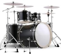 Full Size Adult Drum Set, Professional Percussion Instrument with Bold Alloy Bracket for Beginner Stage Performances