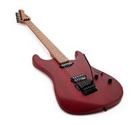 Full Size Electric Guitar + Accessories LA Select by Gear4music, Transparent Ruby Red