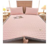 Full Size Floor Mattress Futon Sleeping Pad,Roll Up Mattress Sleeping Tatami Mat Floor Lounger Guest Bed,Portable and folding Camping Bedspread Coverlet,Quilted Bedding Sets,Pink,120x200cm/47x79in