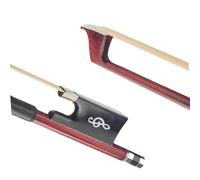 Full Size For Violin Bow 4/4 Size Violin Fiddle Bow Round Stick Ebony Slide White Horsehair Well Balance