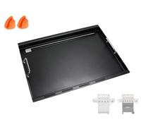 Full Size Griddle Insert Replacement Part for Home Depot Nexgrill 5 Burner 720-0888S 720-0888A 720-0888N, Non-stick Flat Top Cooking Griddle for Nexgrill 4 Burner 720-0830H 720-0830X, Carbon Steel